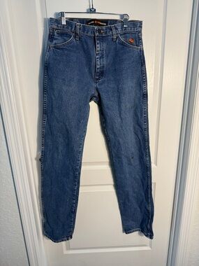 Wrangler FR Flame Resistent Blue Denim Jeans CAT2 Sz 31x36 Men’s 13Original